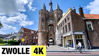 ZWOLLE NETHERLANDS 🇳🇱 4K City Centre Walking Tour [upl. by Rayshell707]