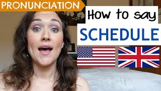 How to Pronounce SCHEDULE US UK amp Australian pronunciation [upl. by Lazar]