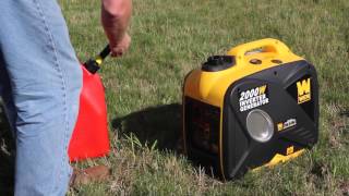 WEN 56200i 2000Watt Inverter Generator How to Get Started [upl. by Ydennek]