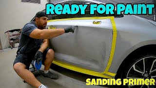 Car Painting Beginners Guide to Getting Primer Ready for Paint [upl. by Hsotnas]