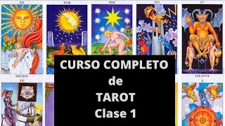 CURSO COMPLETO de TAROT GRATIS CLASE 1 BIEN EXPLICADO [upl. by Sylirama262]