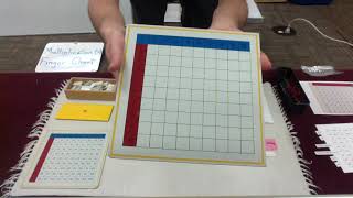 Multiplication Finger Chart Montessori Presentation w Mr O [upl. by Aldo]