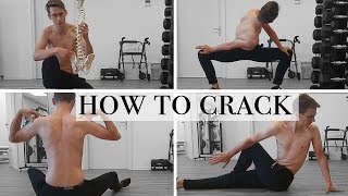 How To Crack Your Own Upper And Lower Back ★ DIY Instructions ★ Improve Posture Feel Better [upl. by Accire]