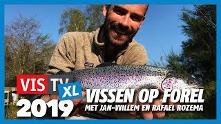 VIS TV XL 2019 Vissen op forel met JanWillem en Rafael Rozema [upl. by Klarika330]