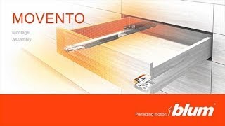 Blum Movento Tip on with Soft Close Drawer Slides [upl. by Ayala905]