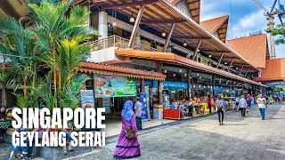 Geylang Serai Market Singapore Walking Tour【2020】 [upl. by Trainer928]