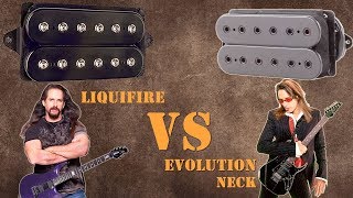 LIQUIFIRE vs EVOLUTION NECK  DiMarzio COMPARISON  İBRAHİM BİRDAL [upl. by Cyn]