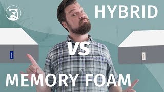 Memory Foam vs Hybrid Mattress  Which Is Best [upl. by Rehpotsrhc]