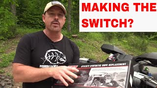 Tip for Changing Wire to Synthetic Rope on your Winch [upl. by Hamlet651]