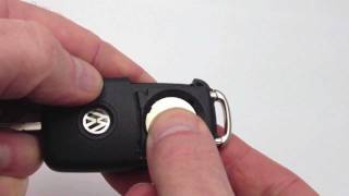 VW key remote fob battery change  quotHow toquot [upl. by Struve]