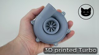 Functional 3D Printed Turbocharger [upl. by Notnirt]