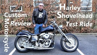 Harley Davidson Shovelhead  Review amp Test Ride [upl. by Secnarfyram]