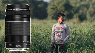 Canon 75  300mm Lens Portrait Photography with Canon 80D [upl. by Manchester947]