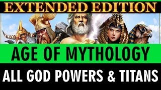 Age of Mythology Extended Edition  All God Powers amp Titans [upl. by Dranoc]