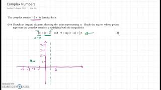 Complex Numbers Shading an Argand Diagram [upl. by Lugo316]