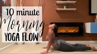 10 Minute Morning Yoga Flow  Black Girl Workouts [upl. by Oicnedif]