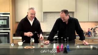 How to make a frappé coffee using an aerolatte milk frother [upl. by Aimet]