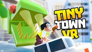 GIANT SNAKE TAKES OVER CITY  Tiny Town VR Gameplay Part 13  VR HTC Vive Gameplay [upl. by Abita]