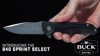 840 SPRINT SELECT FROM BUCK KNIVES [upl. by Balkin]