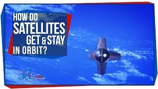 How Do Satellites Get amp Stay in Orbit [upl. by Lemieux]