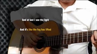 Karaoke I See The Light  Mandy Moore Zachary Levi Acoustic Guitar Version With Lyrics [upl. by Hebner]