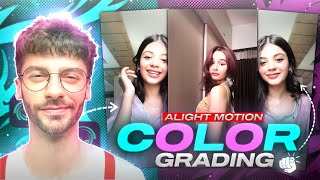 Best Color Grading In Alight Motion 💥  Full Tutorial  Dev2op [upl. by Stets]