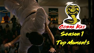 Top Moments  Season 1  Cobra Kai [upl. by Brockie]