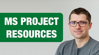 MS Project Resources  Resource Types and Allocation [upl. by Natelson]