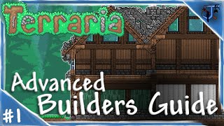 Fancy Early Game House  Terraria Build Tips [upl. by Nailimixam]