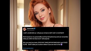 Amouranth Releases R18 AI Chat Bot [upl. by Joni]