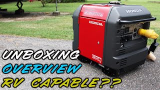 Honda EU3000is Generator UnboxingOverview Explained and RV Capable [upl. by Ynffit]