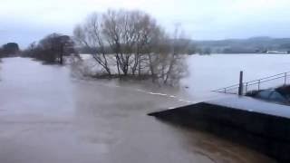 Garstang Flood Barrier in Operation 6 December 2015 [upl. by Mickie359]