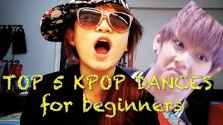 Top 5 Easy Kpop Dances for Beginners Charissahoo [upl. by Nilra]