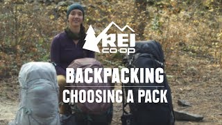 How to Choose Backpacking Packs  REI [upl. by Inanak284]