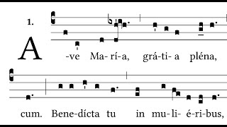 Ave Maria  Gregorian Chant [upl. by Mintun]