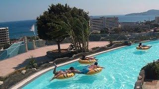 Faliraki Water Park Rhodes Greece [upl. by Nylkoorb548]