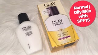 OLAY Complete Lightweight Moisturiser Day Lotion for Normal  Oily Skin with SPF 15 [upl. by Davis]