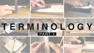 Beginner Woodworking and Carpentry Terminology Part 1 [upl. by Inirt]