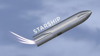 Starship Landing Flip Maneuver  SFS 15 [upl. by Whang]