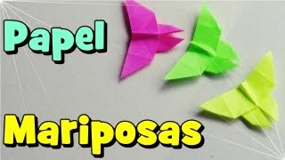 Mariposa de Papel  Origami [upl. by Robaina]