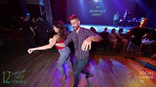 Panagiotis Aglamisis amp Christina  Salsa Social Dancing  Balkan Salsa Congress 2018 [upl. by Kate]