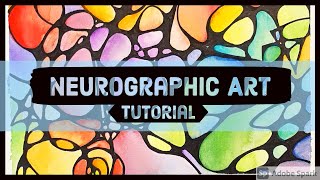 Neurographic Art Tutorial  Mindfulness In Art [upl. by Anahgem]