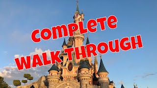 Disneyland Paris in 4K Complete Walkthrough of Disneyland Park 2020 [upl. by Brie]