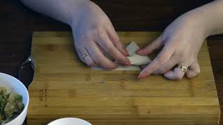 How to Fold Samosa  How to fold Patti Samosa [upl. by Austina]