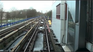 Cab ride metro Rotterdam SlingeDen Haag Centraal 20120102 [upl. by Peace]