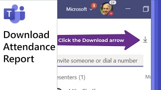 How to Download the meeting attendance report in Microsoft Teams [upl. by Resaec]