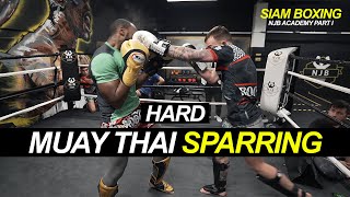 Hard Muay Thai Sparring  NJB Academy Part I [upl. by Evelyn]