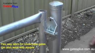 Gate Latch 2 way for round pipe and square [upl. by Jt690]