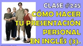 LA INFORMACION PERSONAL EN INGLÉS  PERSONAL INFORMATION [upl. by Bradshaw602]