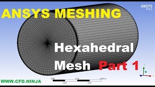 ✅ ANSYS MESHING  Hexahedral Mesh  Pipe  Part 12 [upl. by Anilak473]